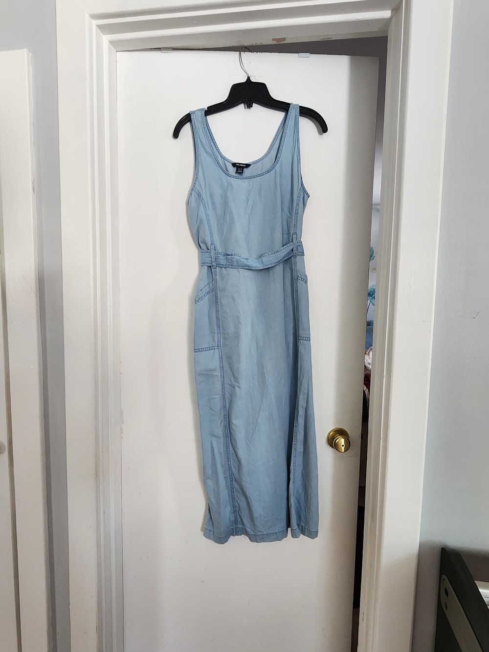 Joe Fresh Light Blue Denim Sleeveless Dress